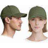 Moda Nokta Spor Mikro Şapka Ayarlanabilir Cırtcırtlı Kep Unisex Nefes Alan Kumaşla Üretilmiştir - Haki