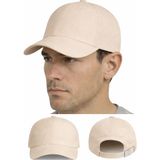 Moda Nokta Spor Mikro Şapka Ayarlanabilir Cırtcırtlı Kep Unisex Nefes Alan Kumaşla Üretilmiştir - Krem