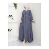 MODA ORTASI İŞLEMELİ MEDİNE İPEĞİ YAZLIK FERACE