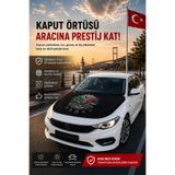 MODA Osmanlı Baskılı 120x160 Araç Kaput Bayrağı- Kaput Örtüsü