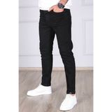 MODA POYRAZ Erkek Siyah Slim Fit Kot Pantolon