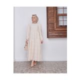 Moda Reyhan Brode Dantel Fisto Elbise