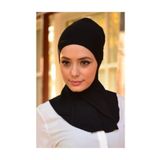MODA SCARF Boyunluklu Bone Siyah - Özel Tasarım- Yeni Model Tesettür Giyim