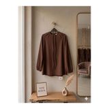 MODA TAY KADIN BALON KOL TESETTÜR TUNİK BEL BAĞLAMALI