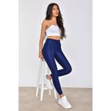 moda trend Parlak Disko Tayt, XL, TM-TAYT, Mavi, kadın