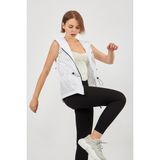 Moda Tuğram Beyaz Mikro Kumaş Yelek - 36 - 110-Beyaz