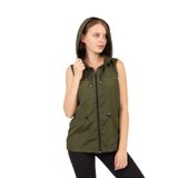 Moda Tuğram Haki Mikro Kumaş Yelek Haki 46