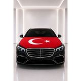 MODA Türk Bayrağı Baskılı Kaput Bayrağı ( 100x150 cm)
