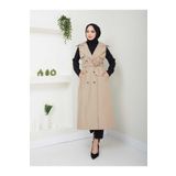 MODA Uzun Yelek Bondit Kumaş Gbyelek0001