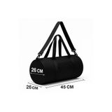 Moda West Silindir Geniş Hacim Günlük Kullanım El Kol Omuzda Taşınabilir Spor Seyahat Fitness Çantası Gym Bag