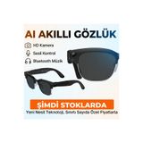 Moda Yürüyüşü AI Akıllı Gözlük - 4K Kameralı, ChatGPT Destekli, Gerçek Zamanlı Çeviri ve Bluetooth Müzik, Profesyonel Vlog