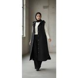 Moda ZİNCİR DETAYLI TESETTÜR KAPİTONE YELEK