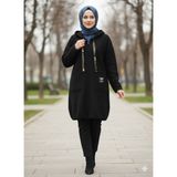 Moda Zühra Peluş Kaban - 42 - Siyah