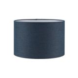 MODA35 Lacivert Silindir Lambader Başlığı Çap 30 cm Kumaş AB856