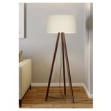 MODA35 Mdf Lambader - Yuvarlak Krem/Kahve LY500