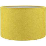MODA35 Sarı Lambader Başlığı Kumaş Silindir Çap 30 cm LB822