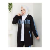 moda4b lü Spor Tesettür Takım - Pamuk ve Denim Detaylı Günlük Kombin'3 n-05442 _ siyah