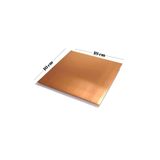 modabakir Saf Bakır Levha, Bakır Plaka 1 mm 10x10 2 adet