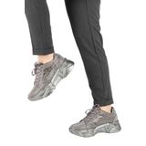 Modabuymus Dofi Gri Taşlı Sneaker Kadın Spor Ayakkabı