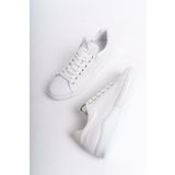 Modabuymus Harry Beyaz Hakiki Deri Sneaker Kadin Gunluk Spor Ayakkabi