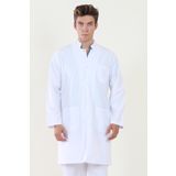 ModaCanel Moda Canel Erkek Beyaz Hakim Yaka Doktor Öğretmen Eczacı Beyaz Önlük
