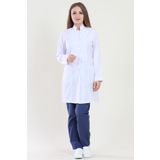 ModaCanel Moda Canel Kadın Beyaz Hakim Yaka Doktor Öğretmen Önlük