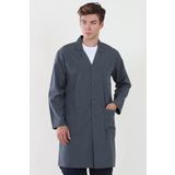 ModaCanel Moda Canel Koyu Gri I Iş Önlüğü Işçi Önlüğü