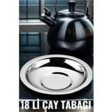 Modacar 18 Li Metal Çay Tabağı Veneta Design Seti