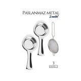 Modacar 3 Lü Set Metal Çay Süzgeci Cabrera Design