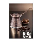 Modacar 6-8 Kişilik Xl Bakır Cezve İndüksiyon Tabanlı