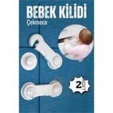 Modacar Bebek Kilidi Bebek Çekmece Kilidi 2 Adet