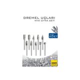 ModaCar Dremel Uyumlu Mini Oyma Gravür Uç Seti - 10'lu Tungsten Karbür, Ahşap/Metal/Plastik için 722462