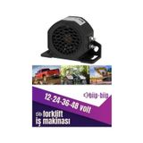 Modacar İş Makinası Forklift Yüksek Desibel Siren 12v-24v-36v