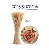 Modacar Izgara Çöp Şiş Çubukları 30 cm Bambu 120 Adet