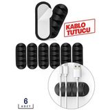Modacar Masa Kenarı Kablo Fiş Tutucu 6 Adet Delapia Design