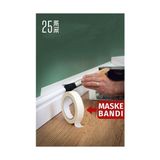 Modacar Maskeleme Bandı 25 Metre Çıkarılabilir Boyacı Bandı