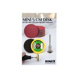 Modacar Pimli Mini Cırt Zımpara Taban Seti Gravür ve Matkap Uyumlu 5 cm 60 Adet Zımparalı Set