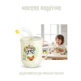Modacar Premium Pipetli Çocuk Bardağı 350 Ml -Alıştırma Bardağı Ve Suluk