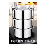 Modacar Sefer Tası Xxl 20X30 Cm Paslanmaz Çelik Endüstriyel Yemek Kabı