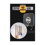 Modacar Şeffaf Yapışkanlı Askı Lionzio Design 10 Adet
