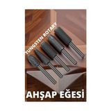 Modacar Tungsten Ahşap Oyma Şekillendirme 5 Li Eğe Seti
