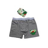 modacix Erkek Boxer- Erkek Yılbaşı Hediyesi - Erkek Için Yılbaşı Hediyesi - Yılbaşı Iç Giyim - Iç Çamaşırı Gri 2XL modacixNM399