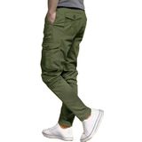 modacix Erkek Kargo Pantolon - Haki Yeşil Likralı Pamuk Erkek Pantolon - Outdoor İş Yürüyüş Erkek Pantolon (Haki, 40)