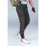modacix Jogger Pantolon - Likralı, Iple Ayarlanabilir Beli Lastikli Kot Erkek Kargo Pantolon Fermuarsız