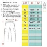 Modacix Kot Gri – Erkek Kot Jogger - Beli Lastikli Kargo Pantolon Fermuarsız - 36