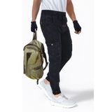 modacix Siyah Jogger Pantolon - Likralı, Iple Ayarlanabilir Beli Lastikli Kot Erkek Kargo Fermuarsız