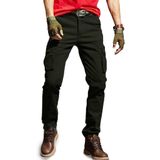 modacix Siyah Kargo Pantolon - Likralı Pamuklu Gabardin Kumaş Erkek Pantolon - Outdoor Pantolon (1, Siyah, 33)
