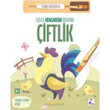 ModaDeniz Suyla Rengarenk Boyama - Çiftlik (Sihirli Fırçasıyla) - 1 Adet