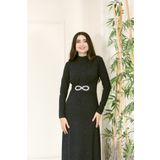 Modahiro Taşlı Tesettür Abiye Elbise