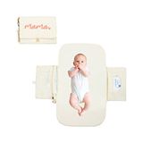Modakids Bebek Alt Açma Minderi Alt Değiştirme Pedi Örtüsü Taşınabilir Bakım Çantası Organizer Çanta - Ekru